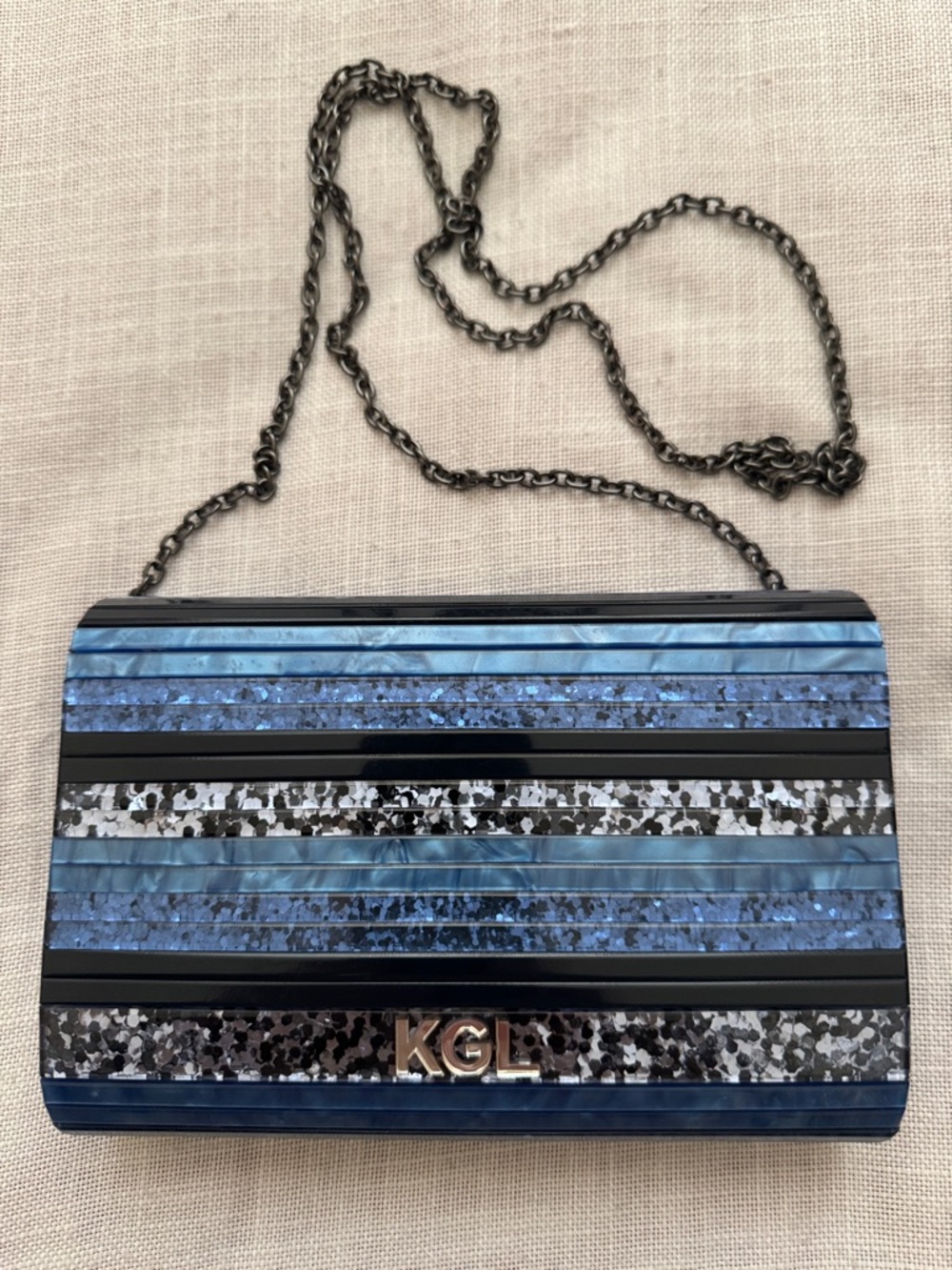 Kurt Geiger London KGL Disco Envelope Crossbody Clutch NEW